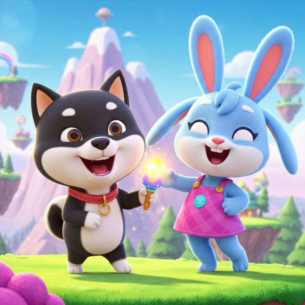 광택 작업 과정 만화 일러스트